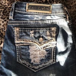 Size 34 Rock Revival Bootcut Jeans